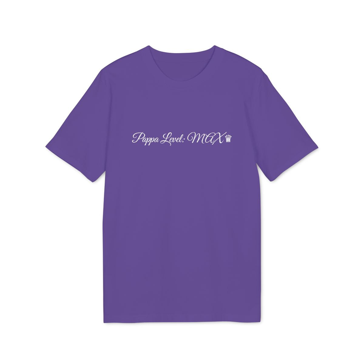 Pappa maxlevel t-shirt premium – Lila