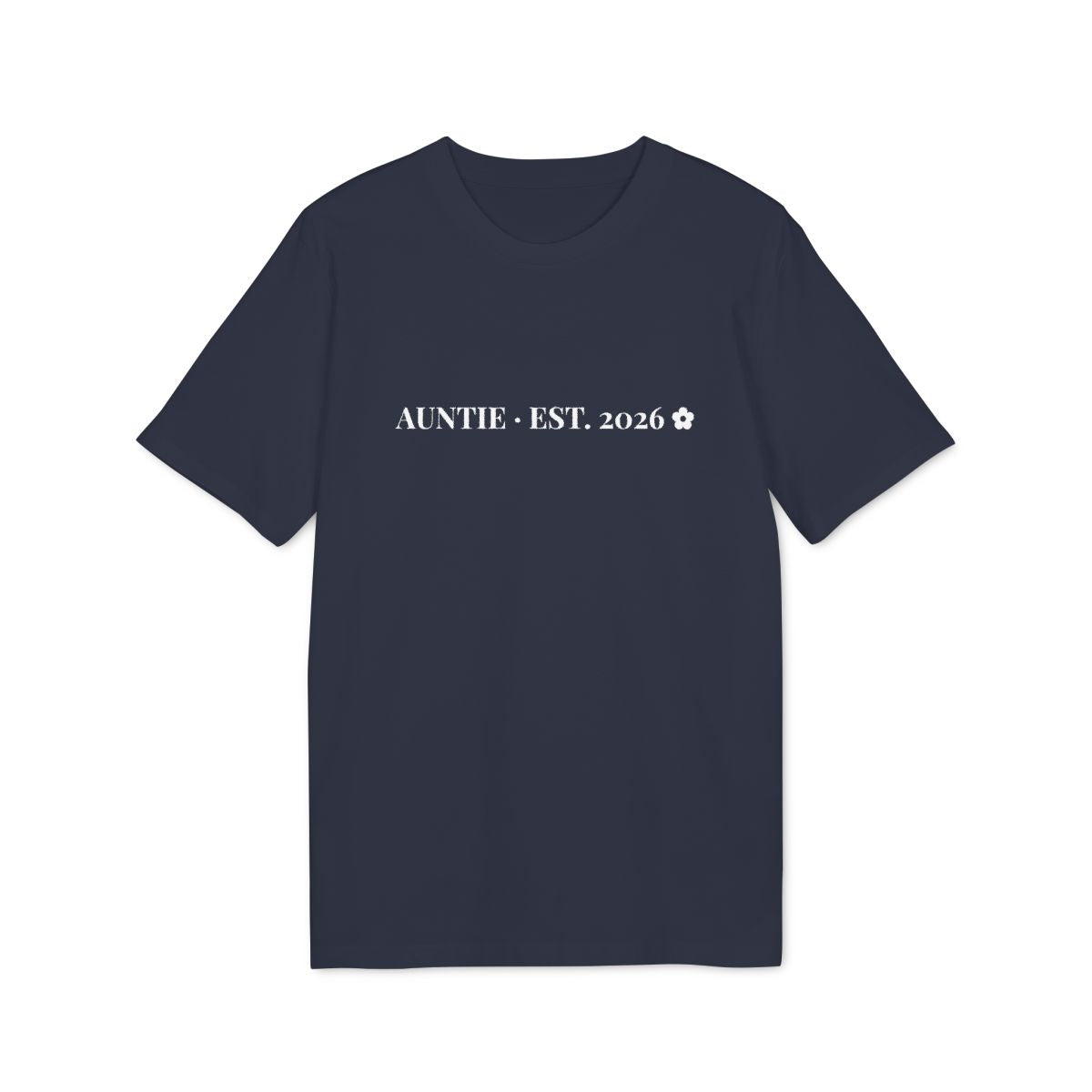 Auntie t-shirt premium – Marinblå