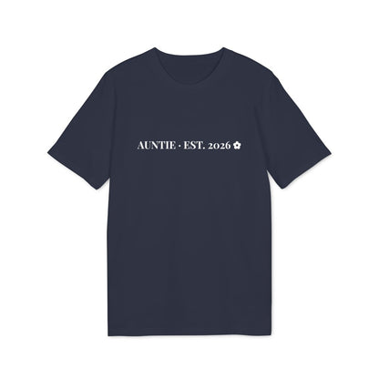 Auntie t-shirt premium – Marinblå
