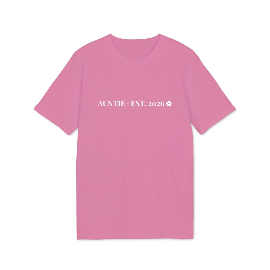 Auntie t-shirt premium – Ljusrosa