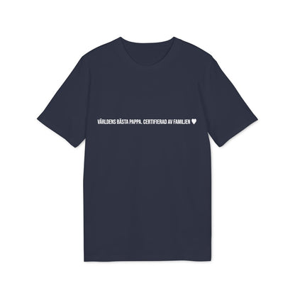 Certifierad av familjen t-shirt premium – Marinblå