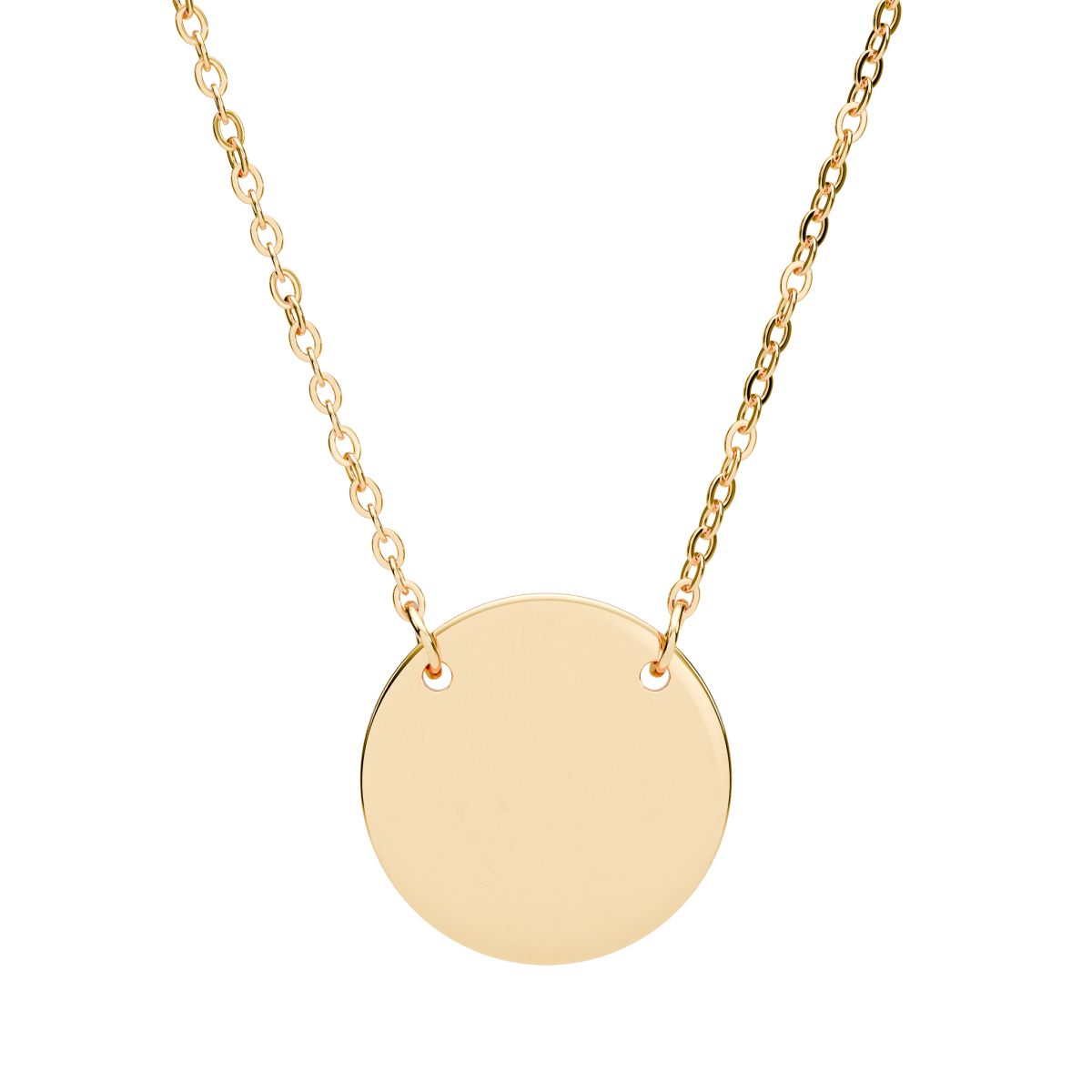 Cirkelhalsband – Guld (18K PVD)