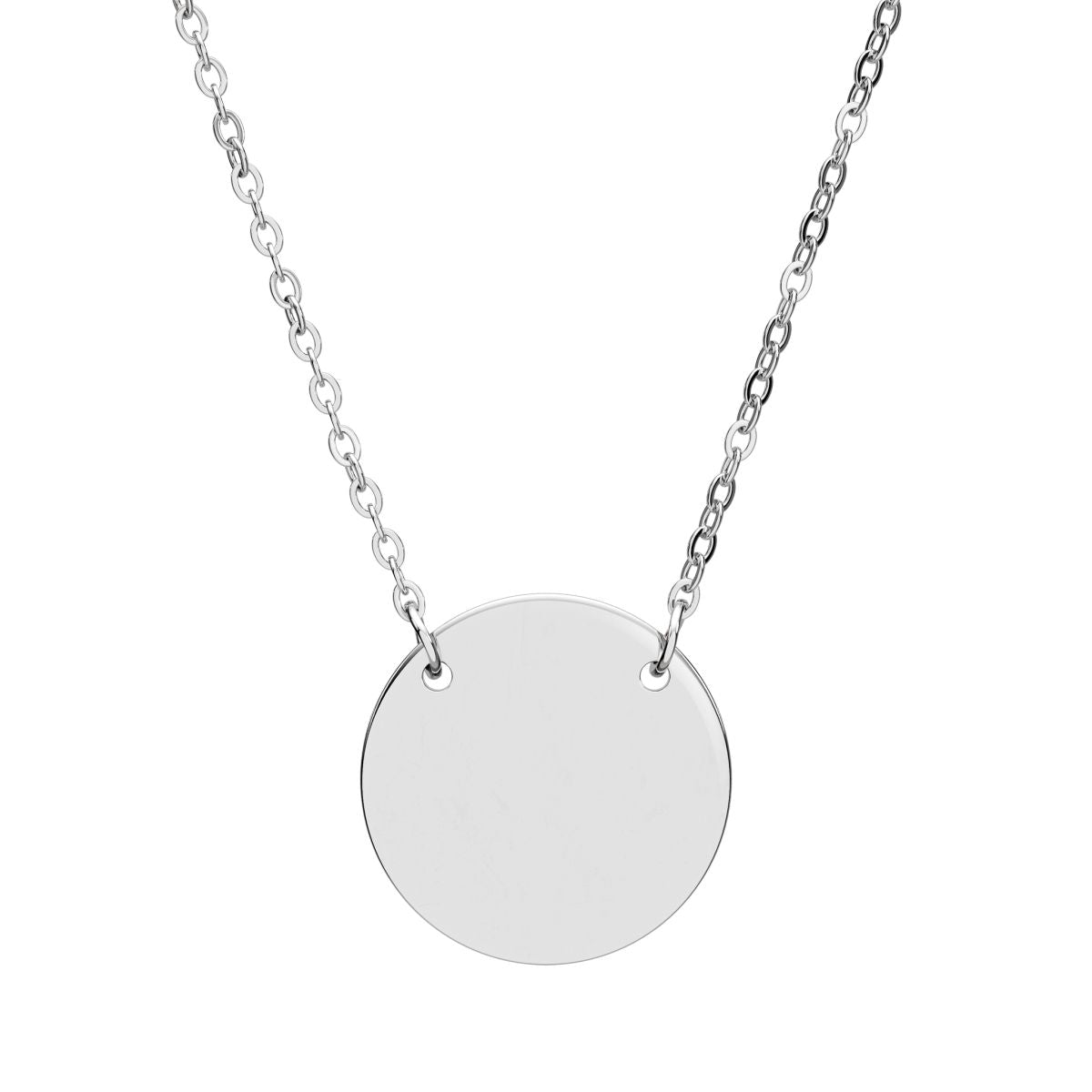 Cirkelhalsband – Rostfritt stål (obelagt)