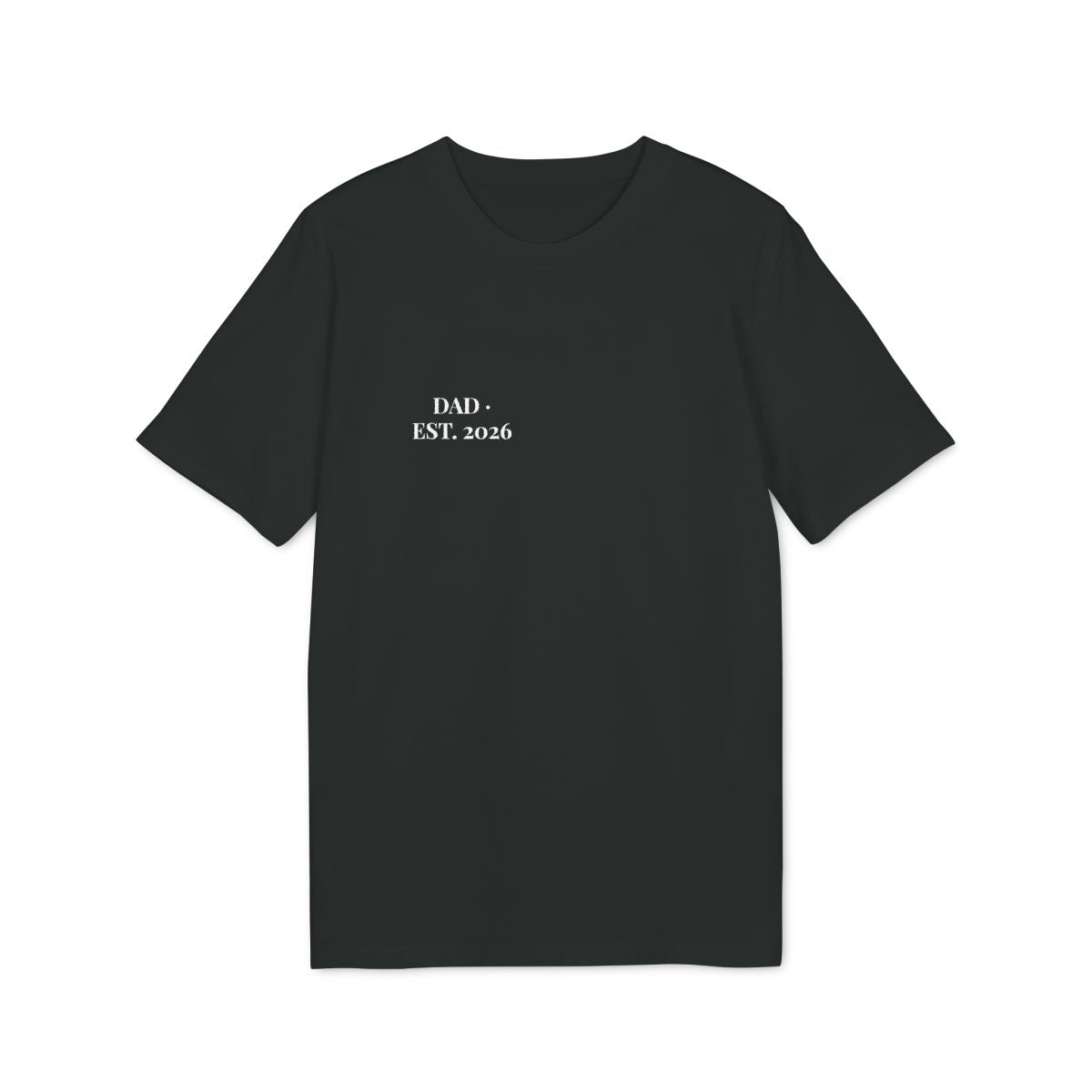 Dad-EST t-shirt premium – Svart