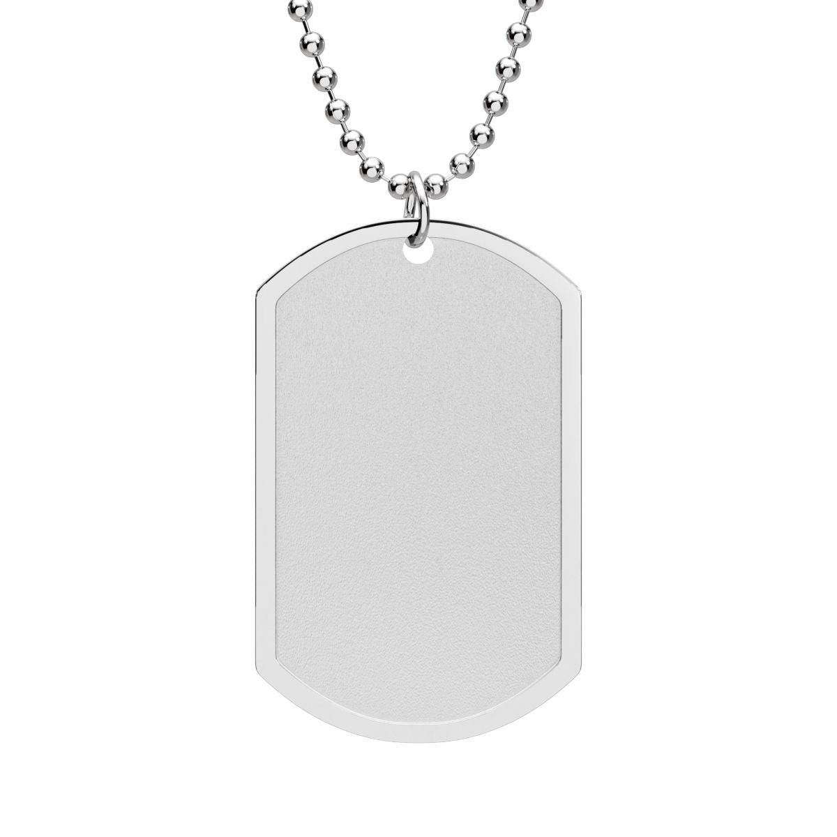 Dog tag med kedja – Rostfritt stål