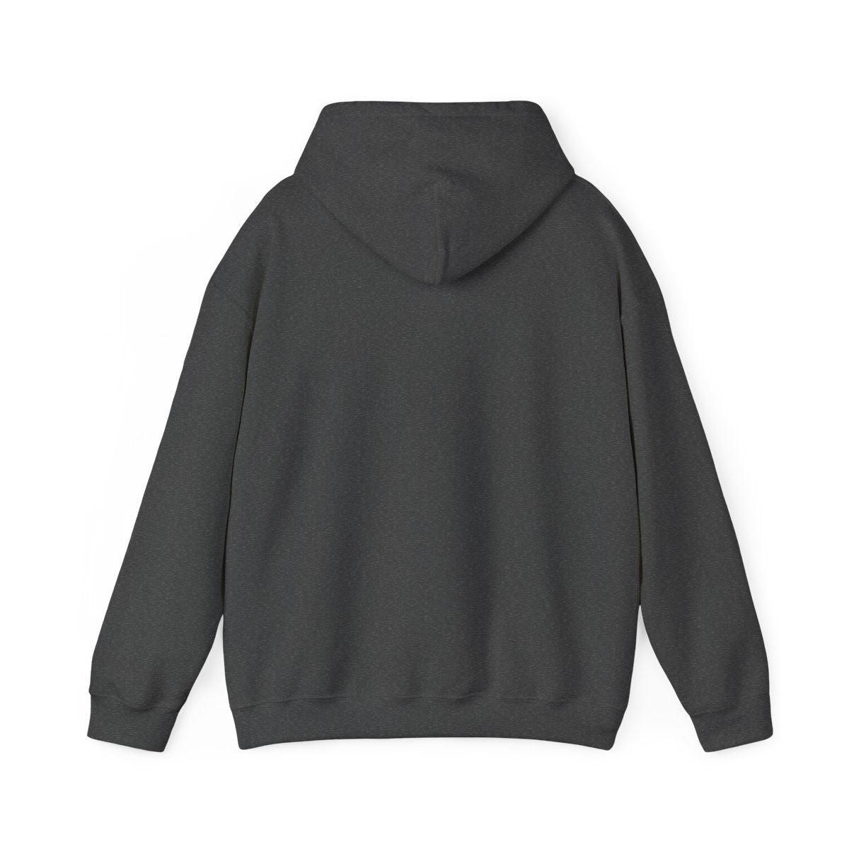 Farfar ♥ hoodie vuxen – Mörk gråmelerad – baksida