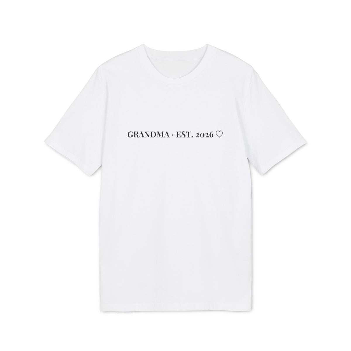 Grandma t-shirt premium – Vit