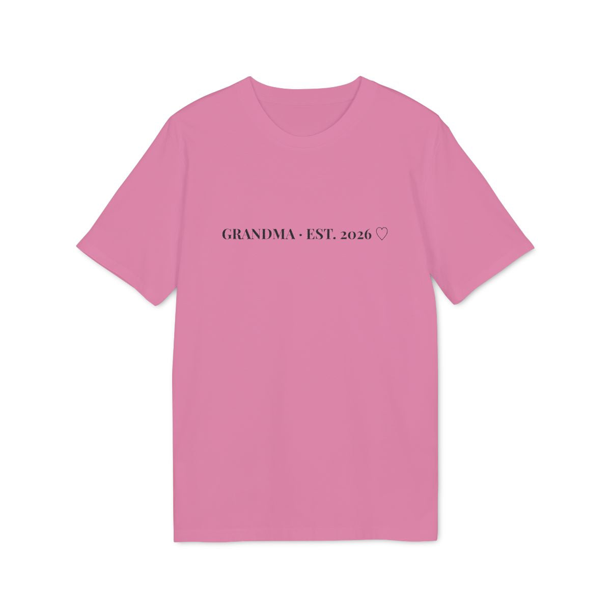 Grandma t-shirt premium – Ljusrosa