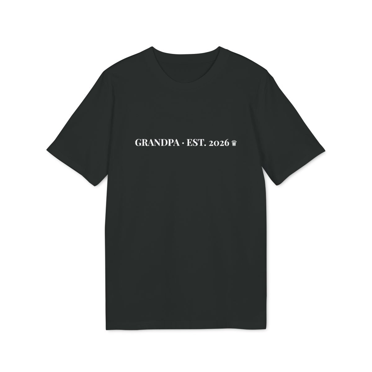 Grandpa t-shirt premium – Svart
