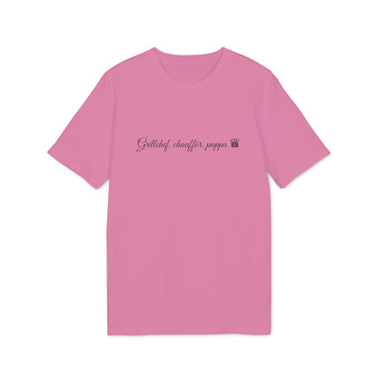 Grillchef-pappa t-shirt premium – Ljusrosa
