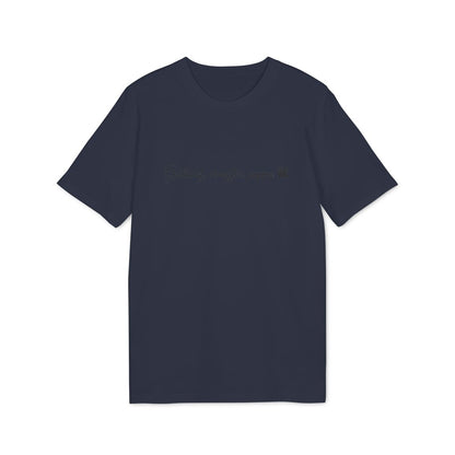 Grillchef-pappa t-shirt premium – Marinblå