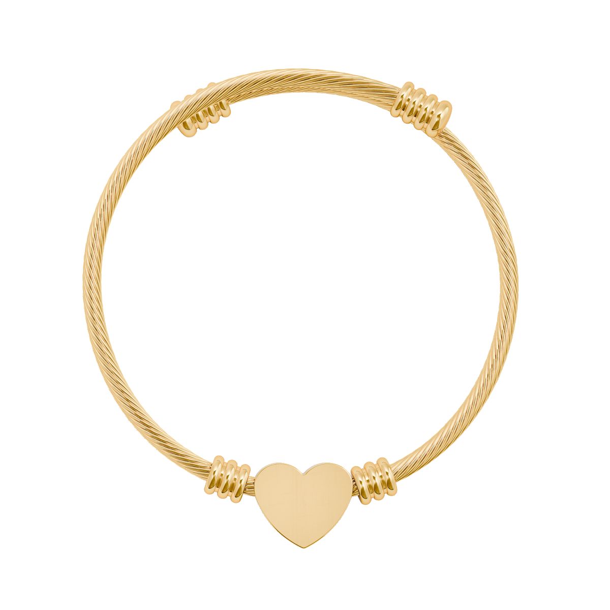 Hjärtarmband – Guld (18K PVD)