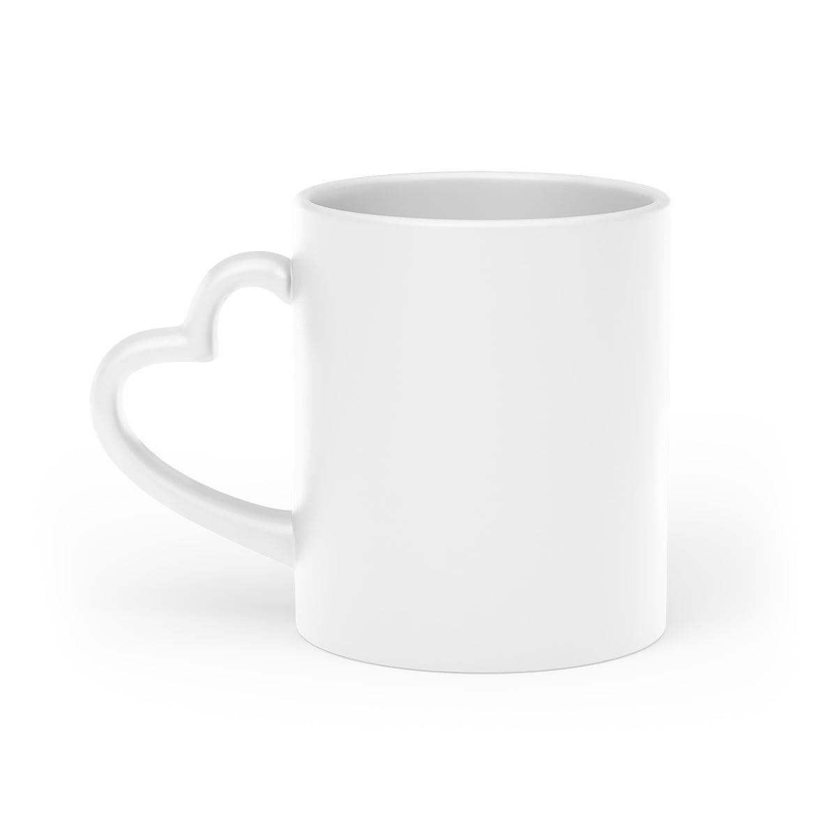 Hjärtformad mugg – vänster sida