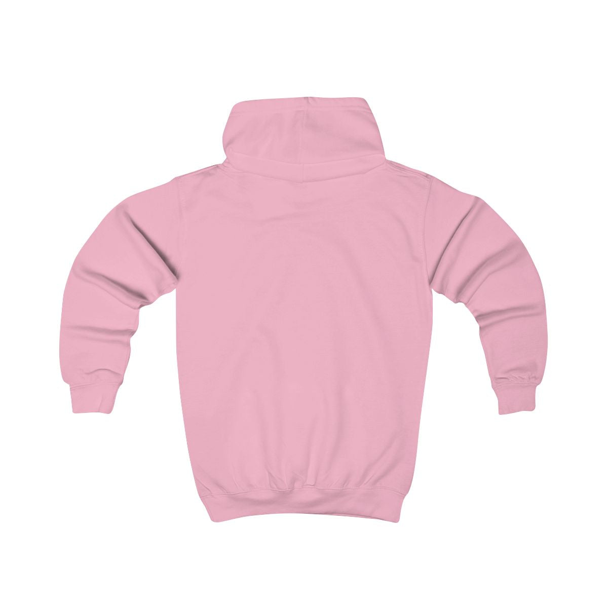 Hoodie barn – Babyrosa – baksida