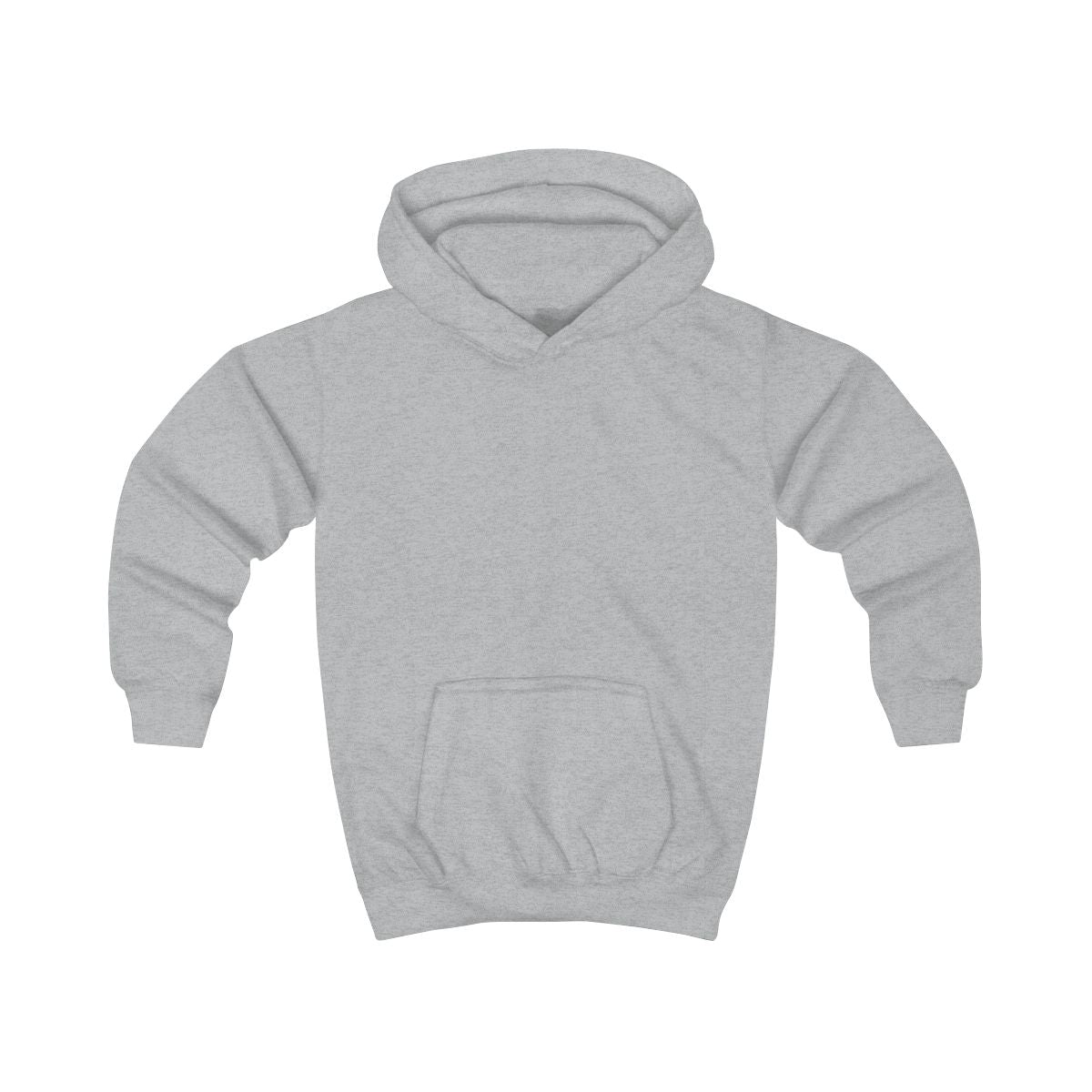 Hoodie barn – Gråmelerad