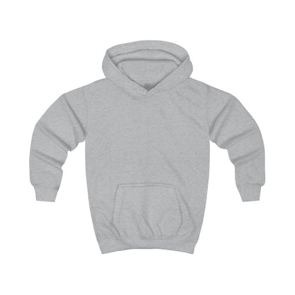 Hoodie barn – Gråmelerad