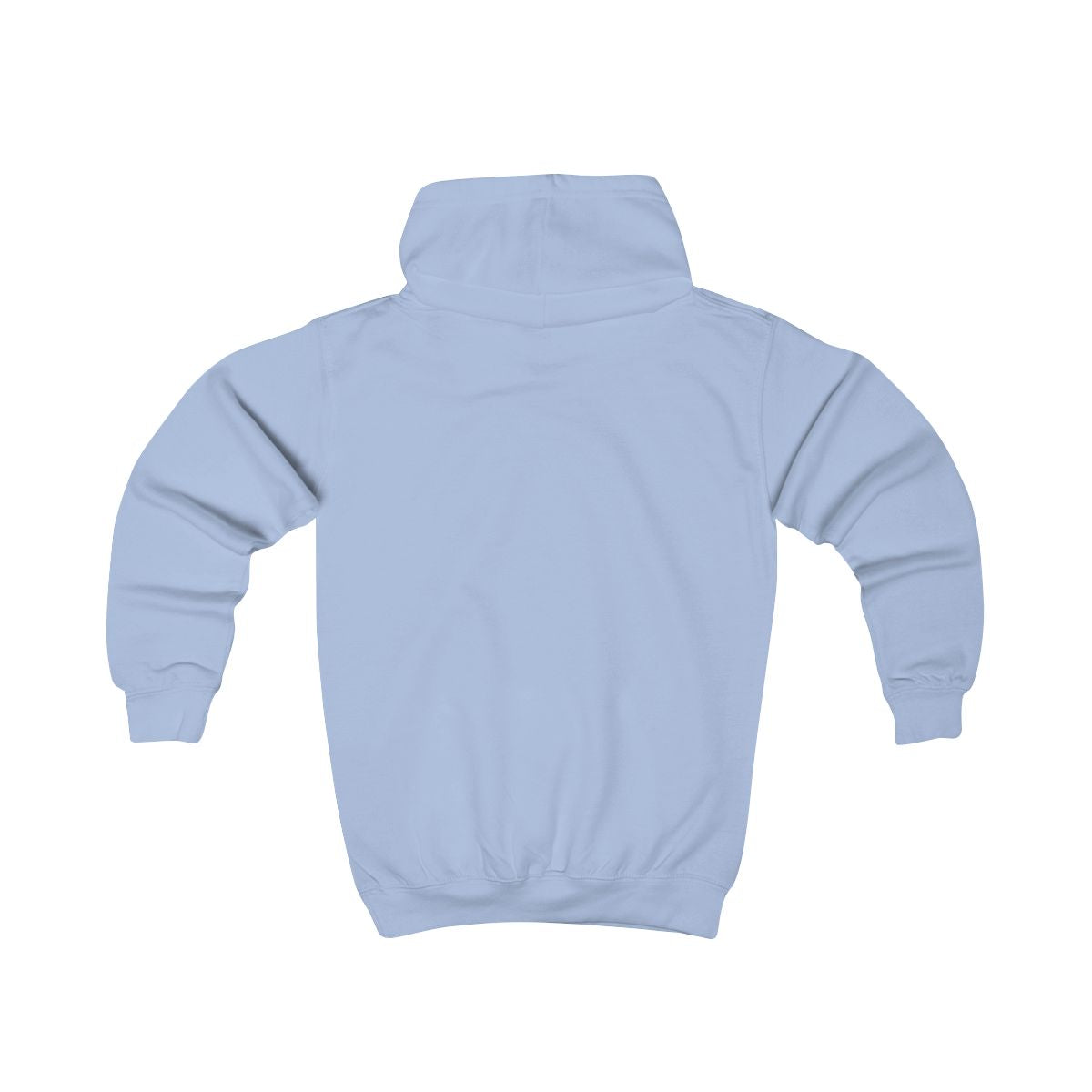 Hoodie barn – Himmelsblå – baksida