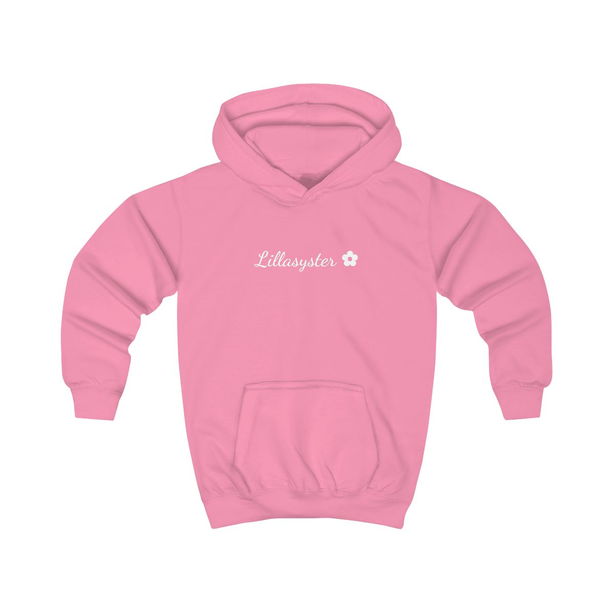 Lillasyster ✿ hoodie barn – Candyfloss Pink