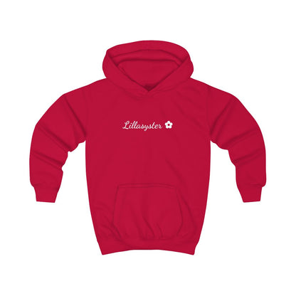 Lillasyster ✿ hoodie barn – Eldröd