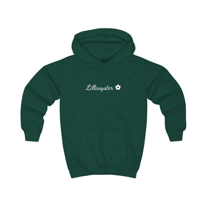 Lillasyster ✿ hoodie barn – Flaskgrön