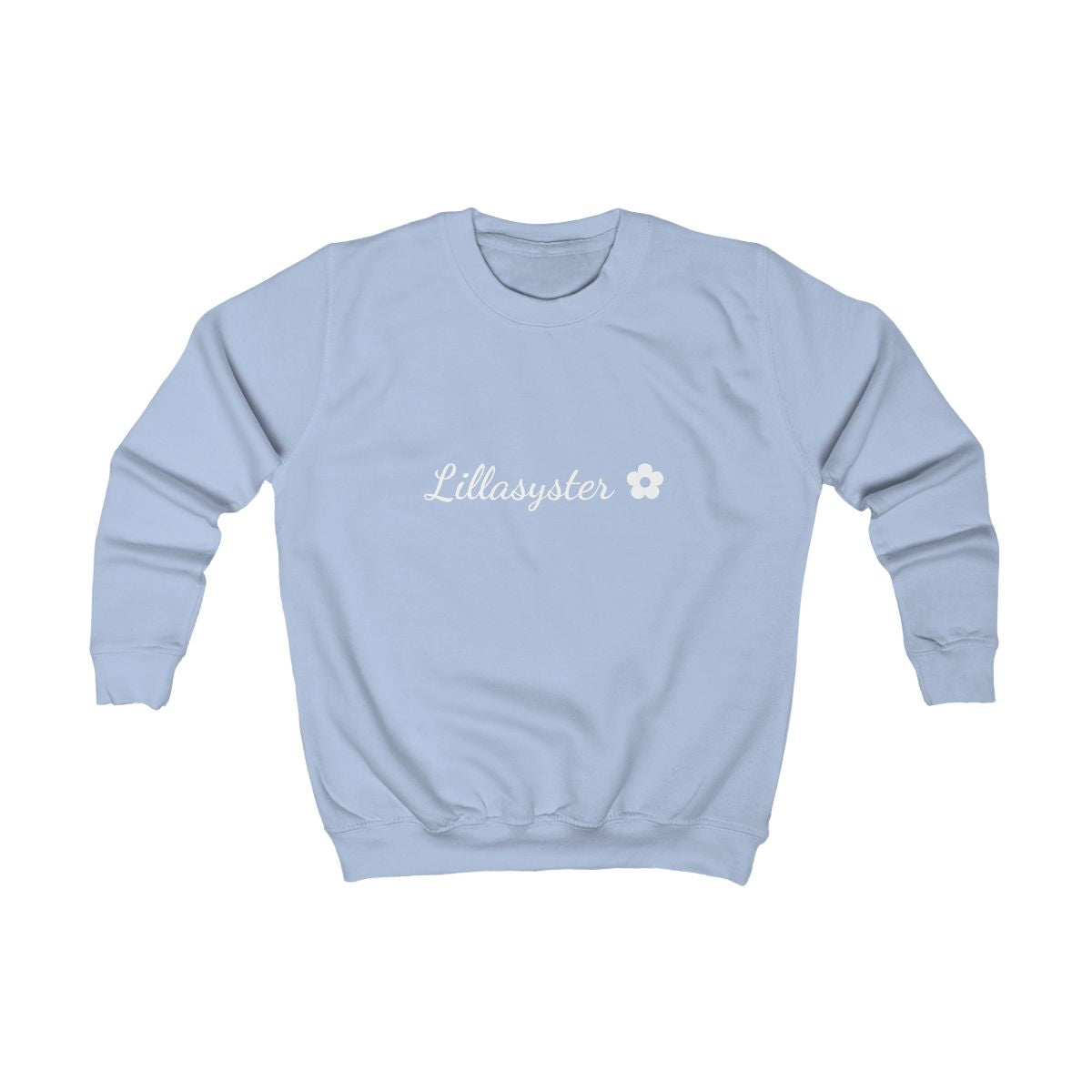 Lillasyster ✿ sweatshirt barn – Himmelsblå