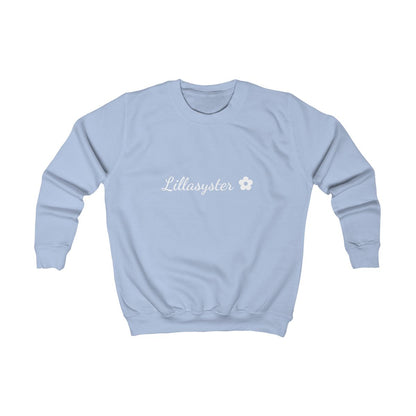 Lillasyster ✿ sweatshirt barn – Himmelsblå