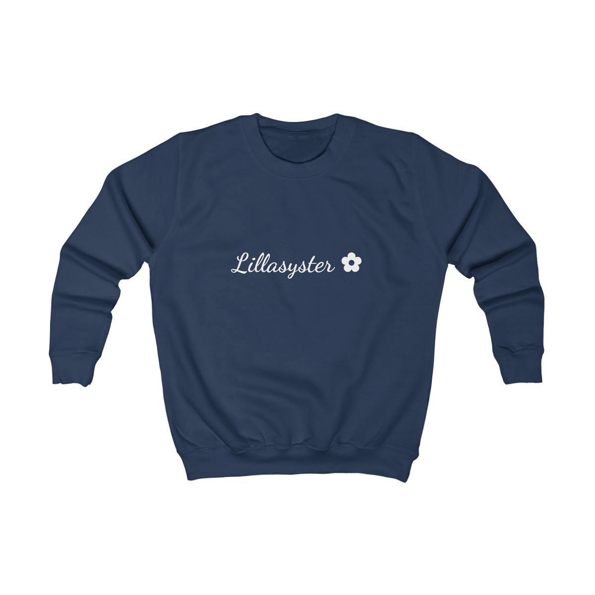 Lillasyster ✿ sweatshirt barn – Oxford-marinblå