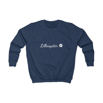 Lillasyster ✿ sweatshirt barn – Oxford-marinblå