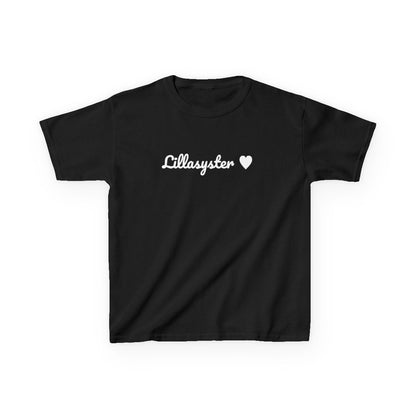 Lillasyster t-shirt barn – Svart
