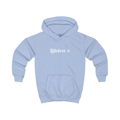 Lillebror ♛ hoodie barn – Himmelsblå