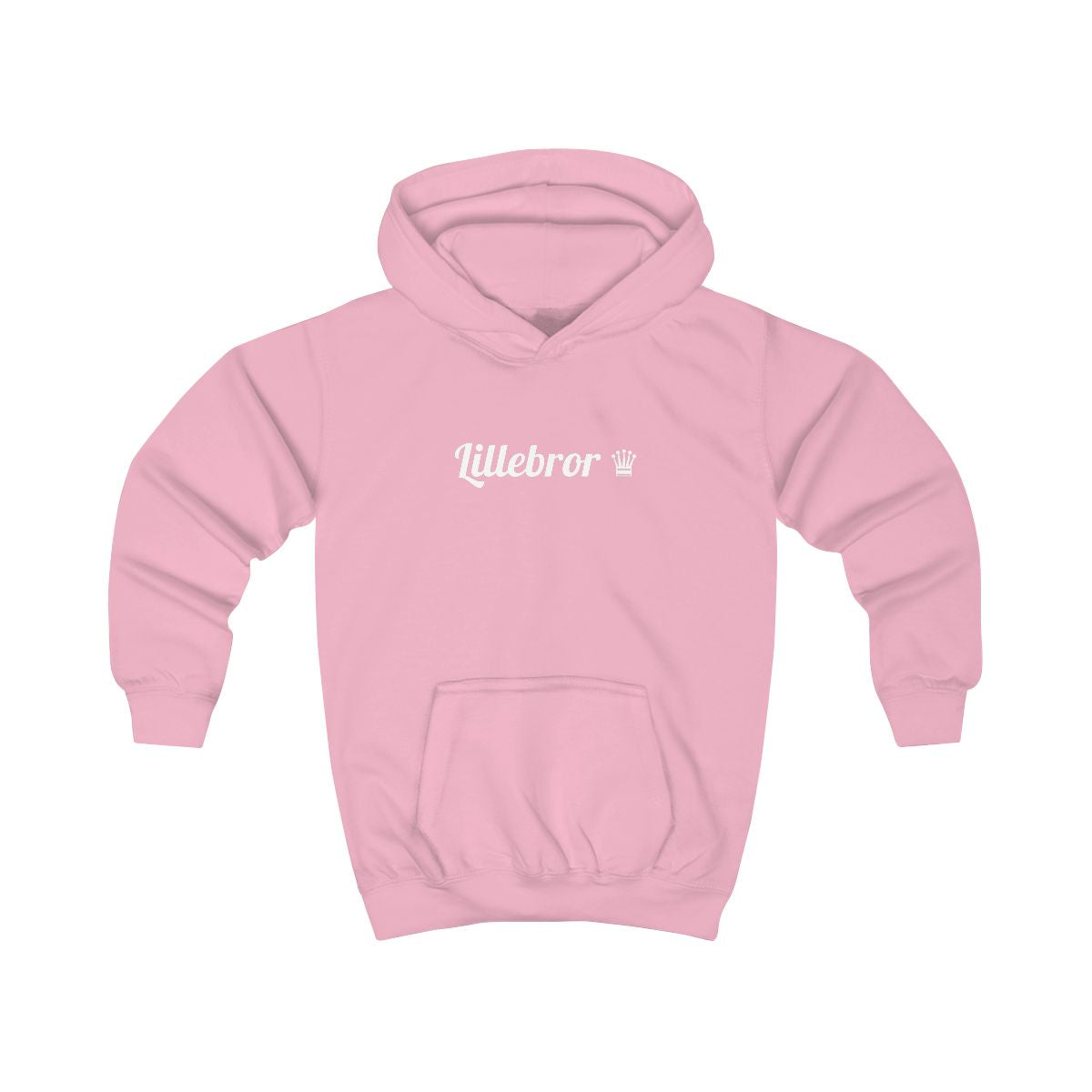 Lillebror ♛ hoodie barn – Babyrosa