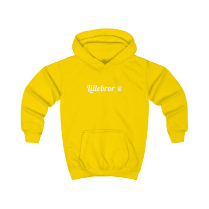 Lillebror ♛ hoodie barn – Solgul