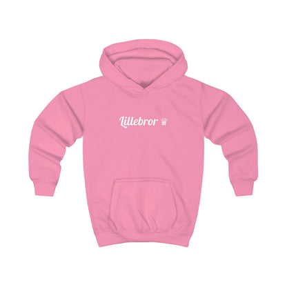 Lillebror ♛ hoodie barn – Candyfloss Pink