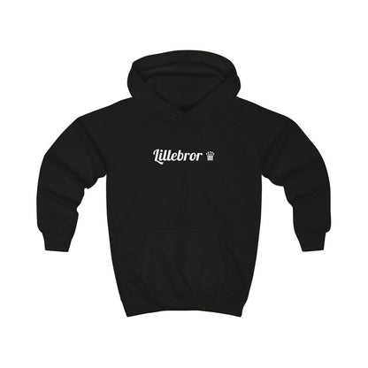 Lillebror ♛ hoodie barn – Kolsvart