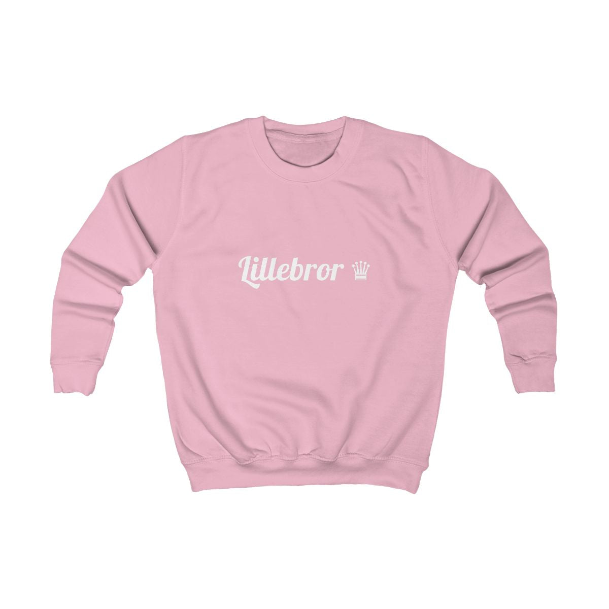 Lillebror ♛ sweatshirt barn – Babyrosa
