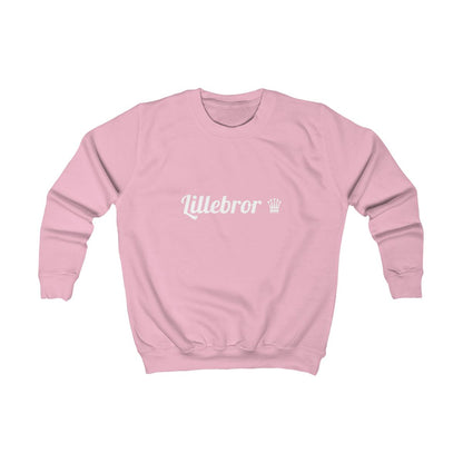 Lillebror ♛ sweatshirt barn – Babyrosa