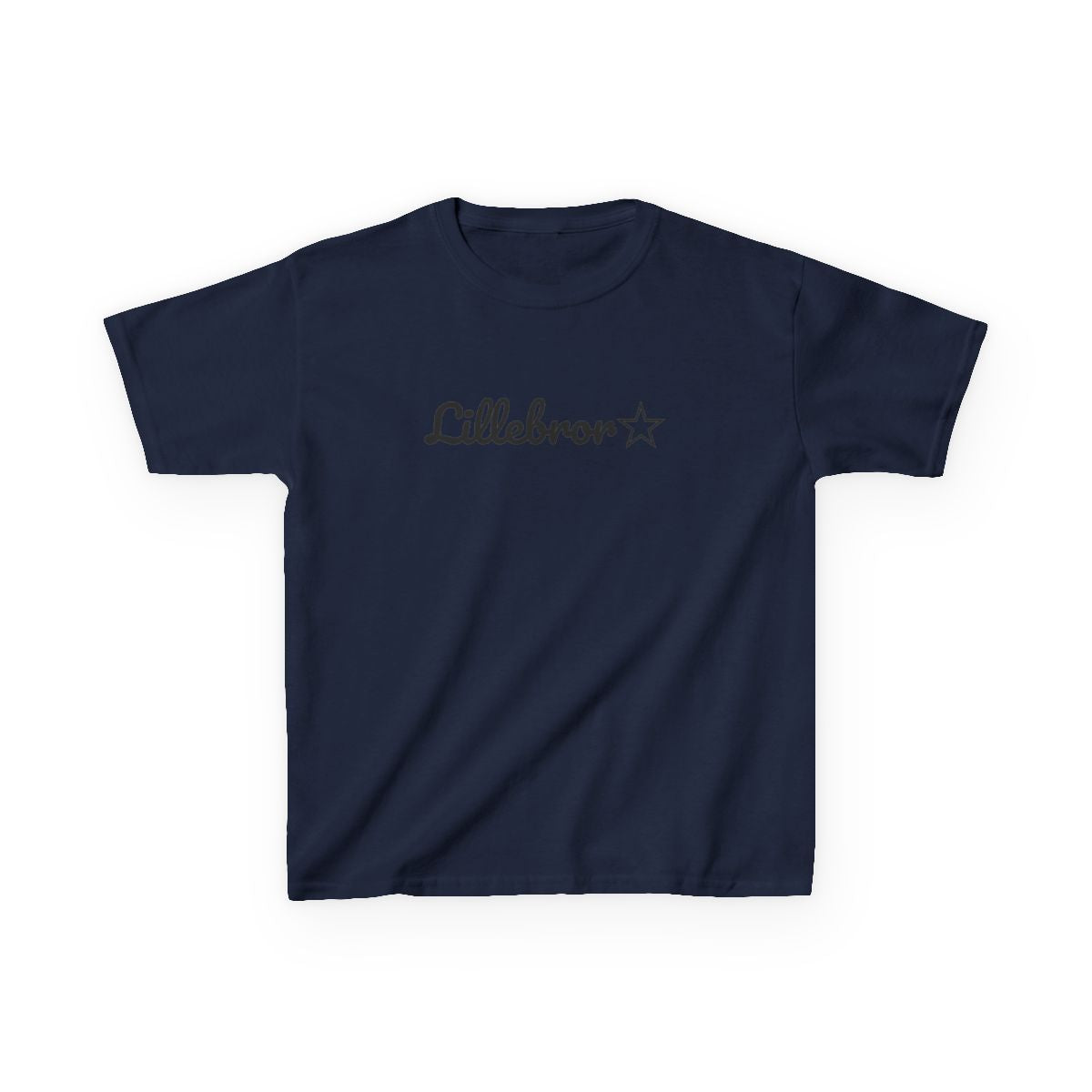 Lillebror t-shirt barn – Marinblå
