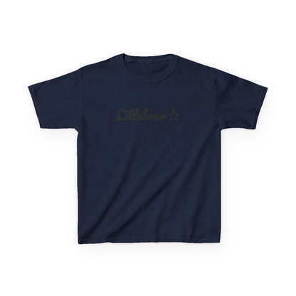 Lillebror t-shirt barn – Marinblå