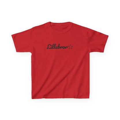 Lillebror t-shirt barn – Röd