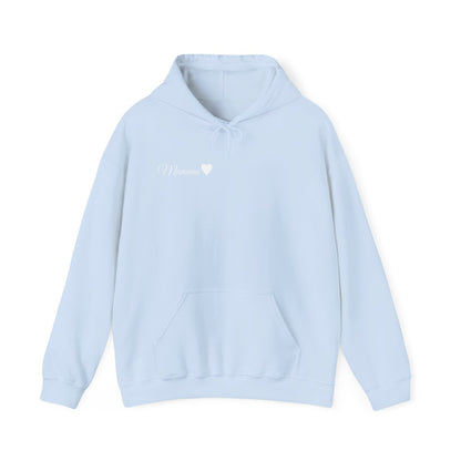 Mamma♥ hoodie vuxen – Ljusblå