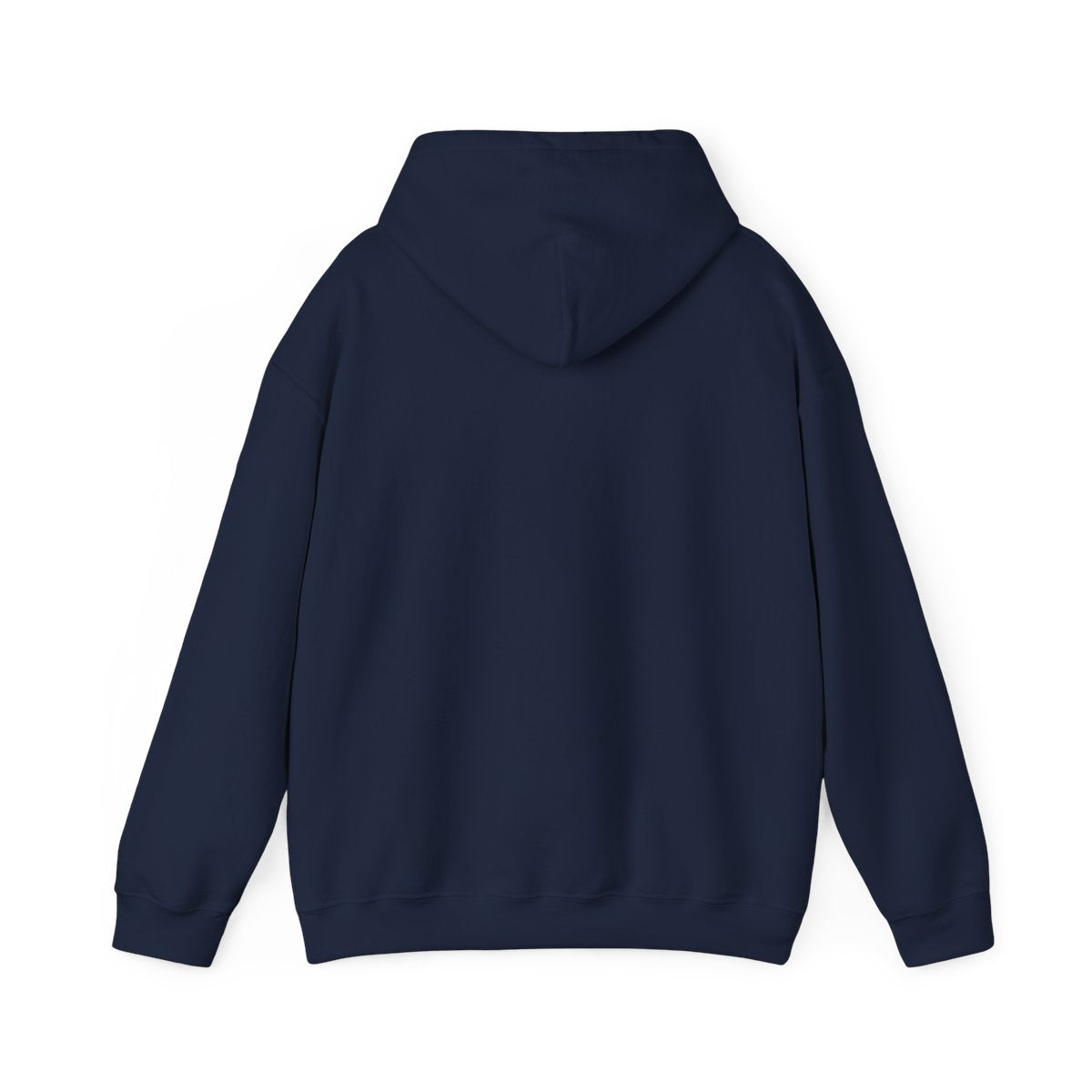 Morfar ♥ hoodie vuxen – Marinblå – baksida