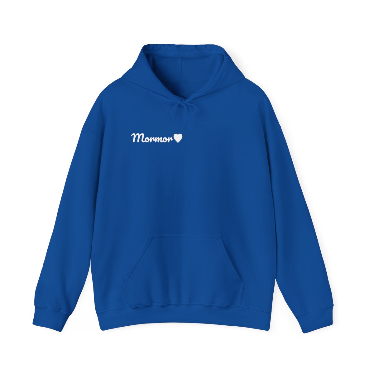 Mormor♥ hoodie vuxen – Kungsblå