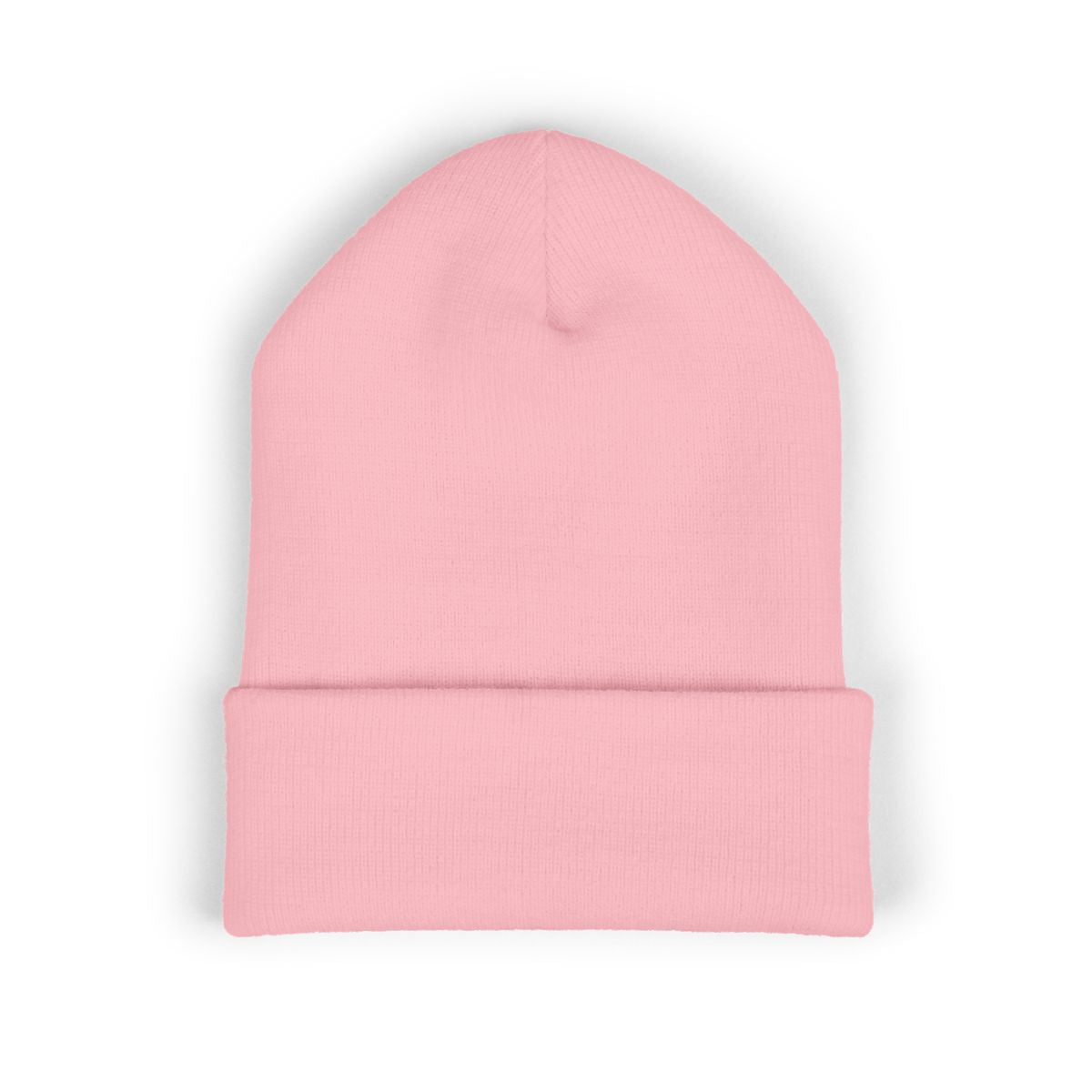 Mössa med uppvik – Babyrosa