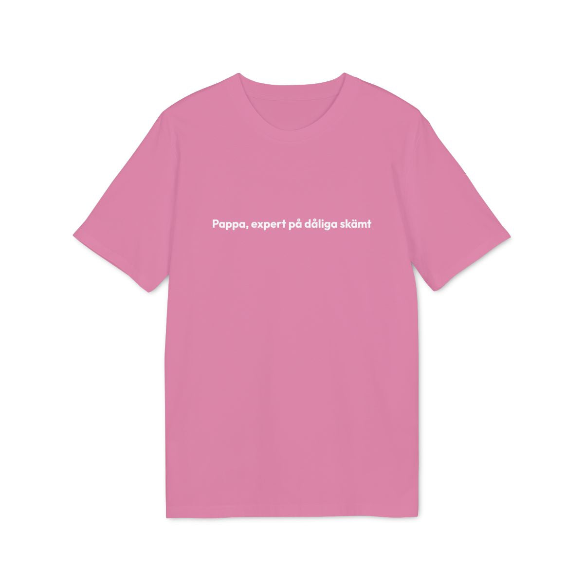 Pappa, expert på dåliga skämt t-shirt premium – Ljusrosa