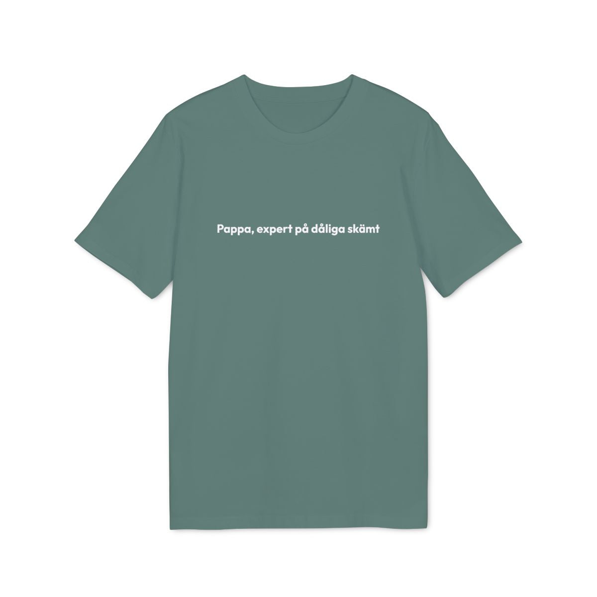 Pappa, expert på dåliga skämt t-shirt premium – Grön