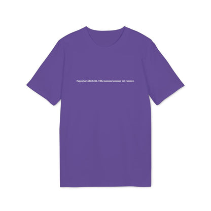 Pappa har alltid rätt t-shirt premium – Lila