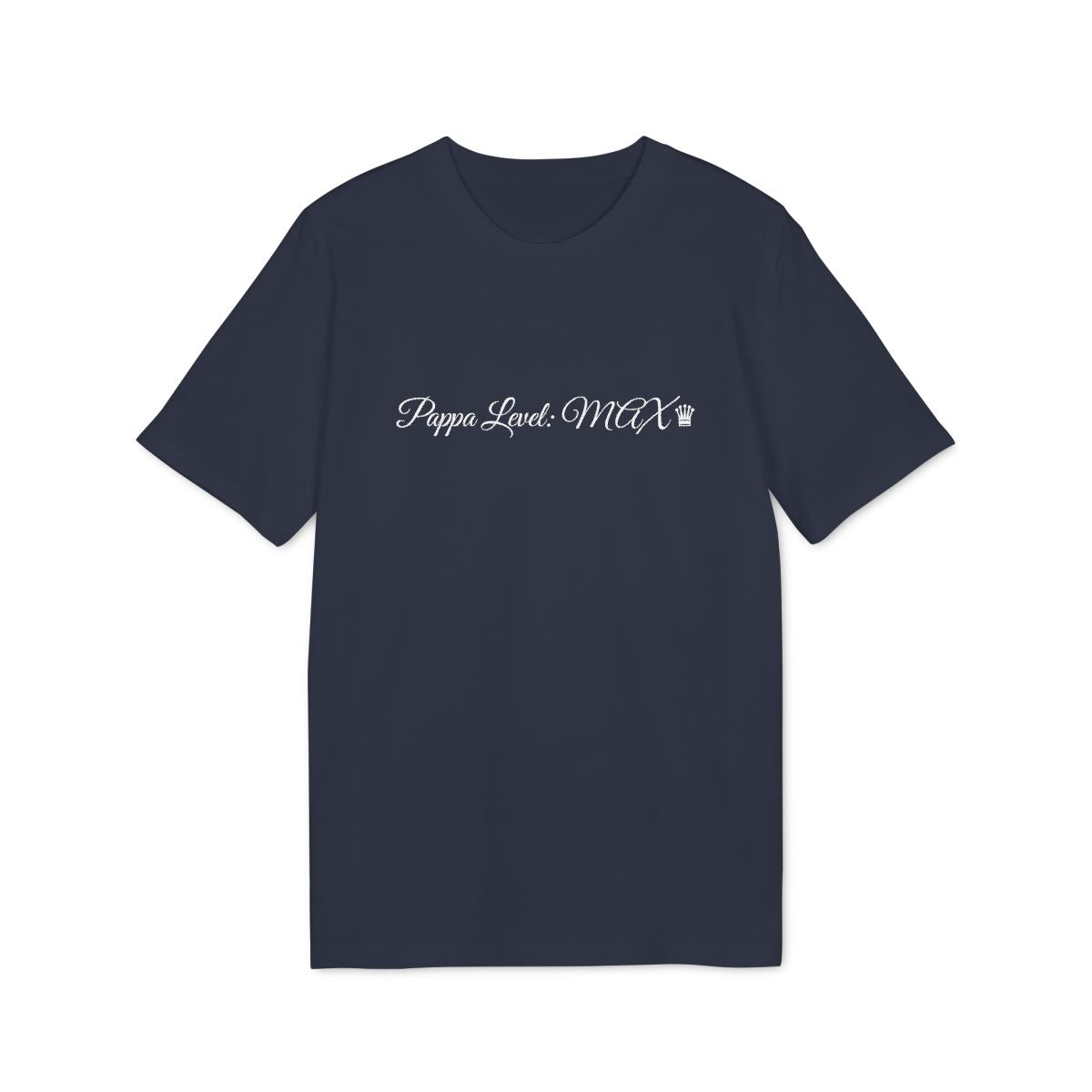 Pappa maxlevel t-shirt premium – Marinblå