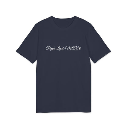 Pappa maxlevel t-shirt premium – Marinblå