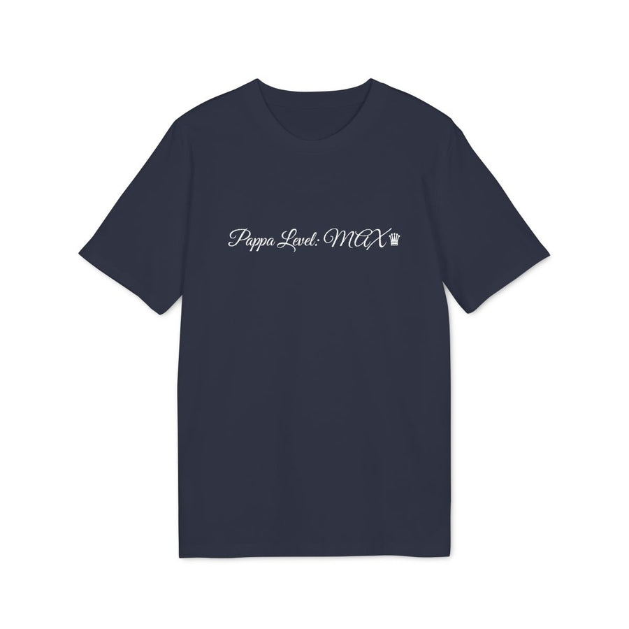 Pappa maxlevel t-shirt premium – Marinblå