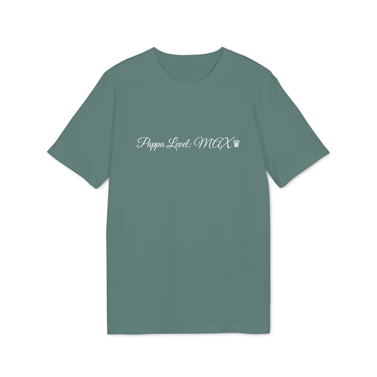 Pappa maxlevel t-shirt premium – Grön